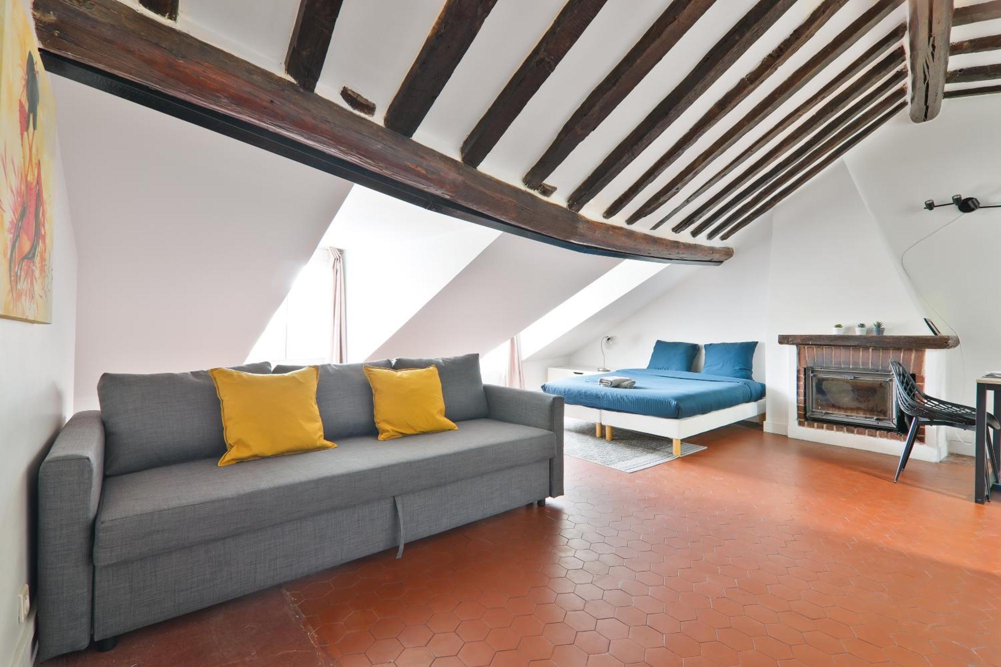 Studio Appartement Quartier Saint-Michel Notre-Dame 2 Free Netflix Parijs Buitenkant foto